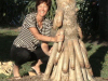 Albero con radici a forma di pisello